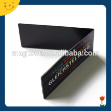 Schwarze Farbe Rechteck Form Kühlschrank Magnet Lesezeichen